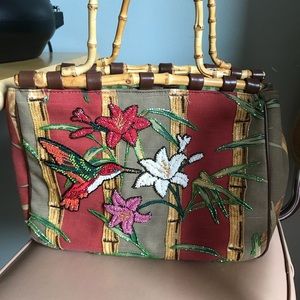 Isabella Fiore Beaded Handbag